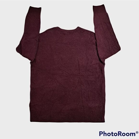 Michael Bastian Striped Crewneck Sweater Beetroot Large - Picture 4 of 9